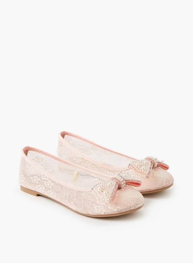 Flora Bella By Shoexpress Girls Slip On Ballerina Ramadan Collection